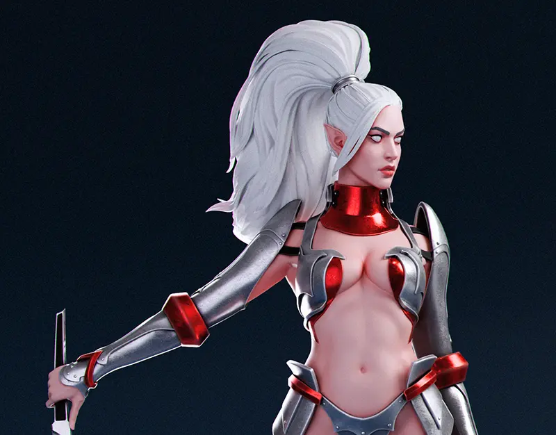Demon hunter - Study 3D
