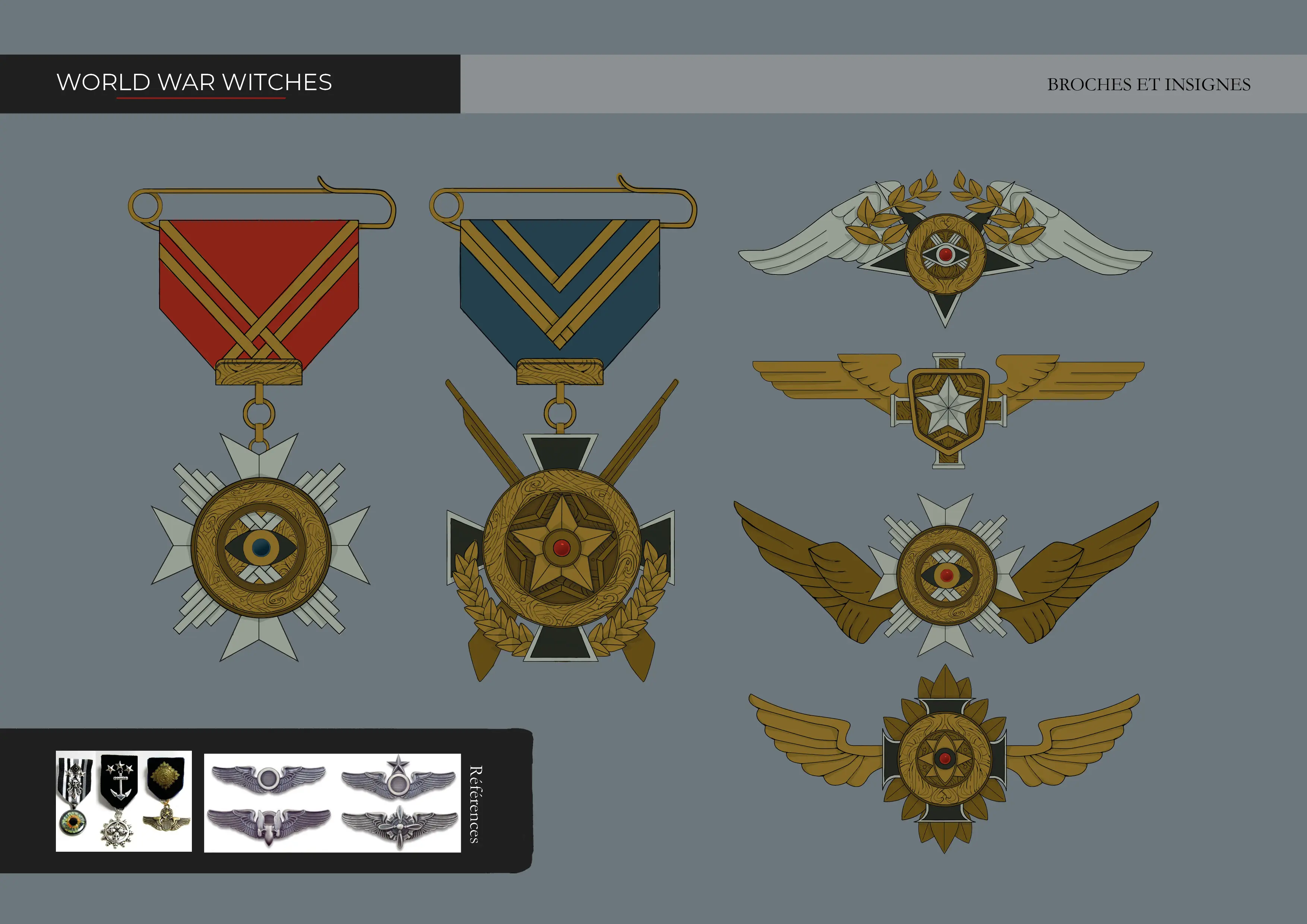 world war witches - concept art design digital art