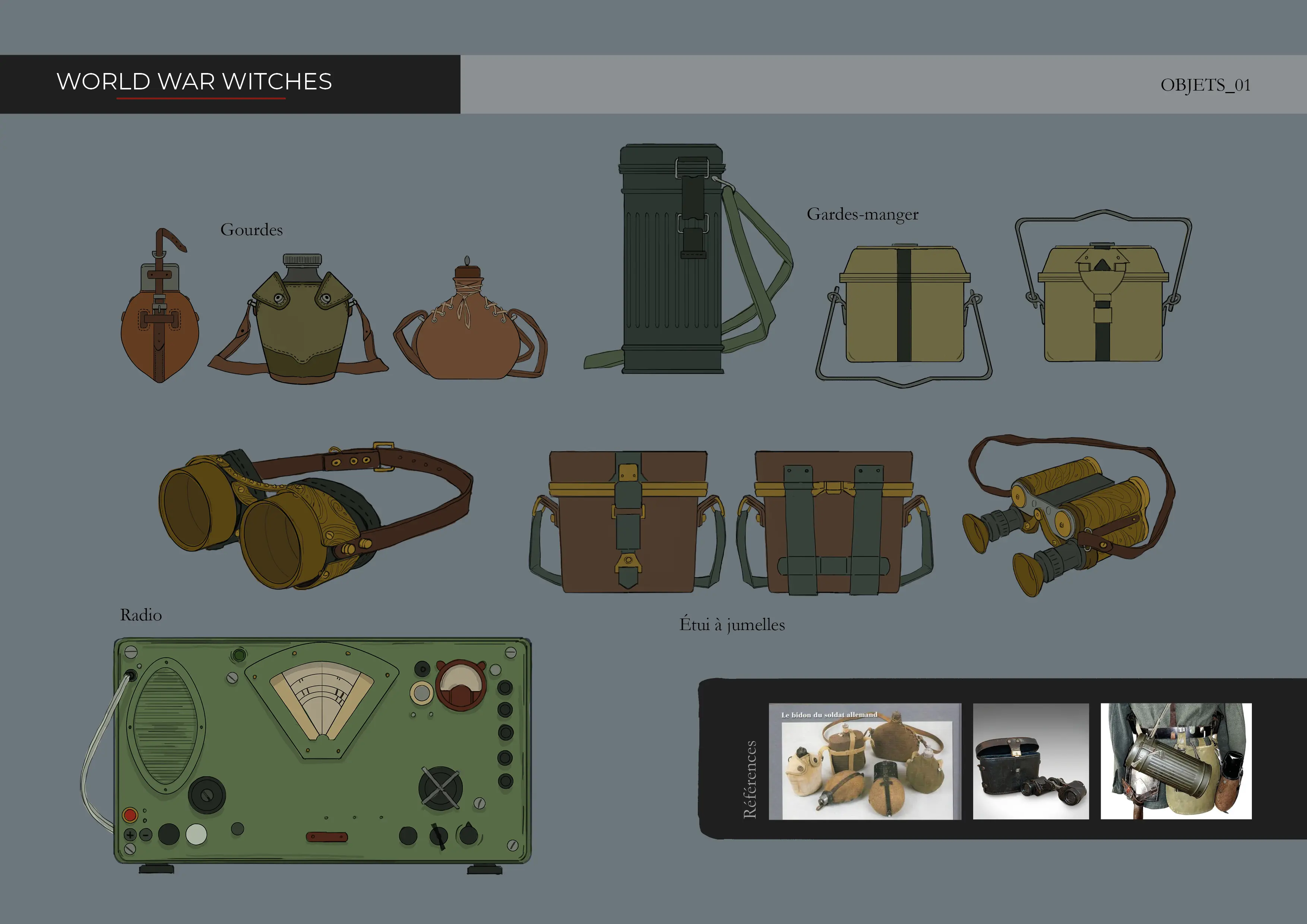 world war witches - concept art design digital art