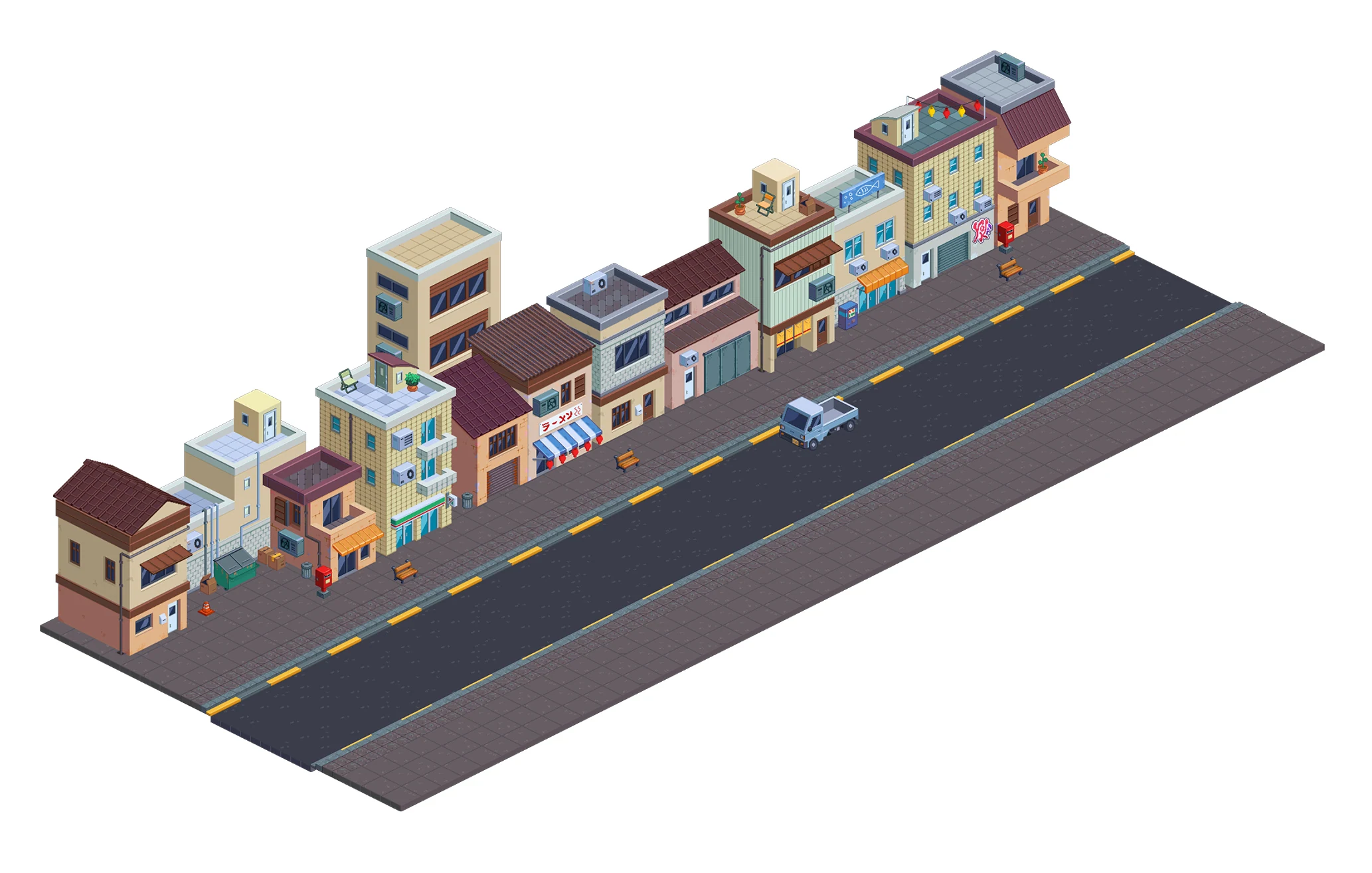 Yokaïra - Environement design concept