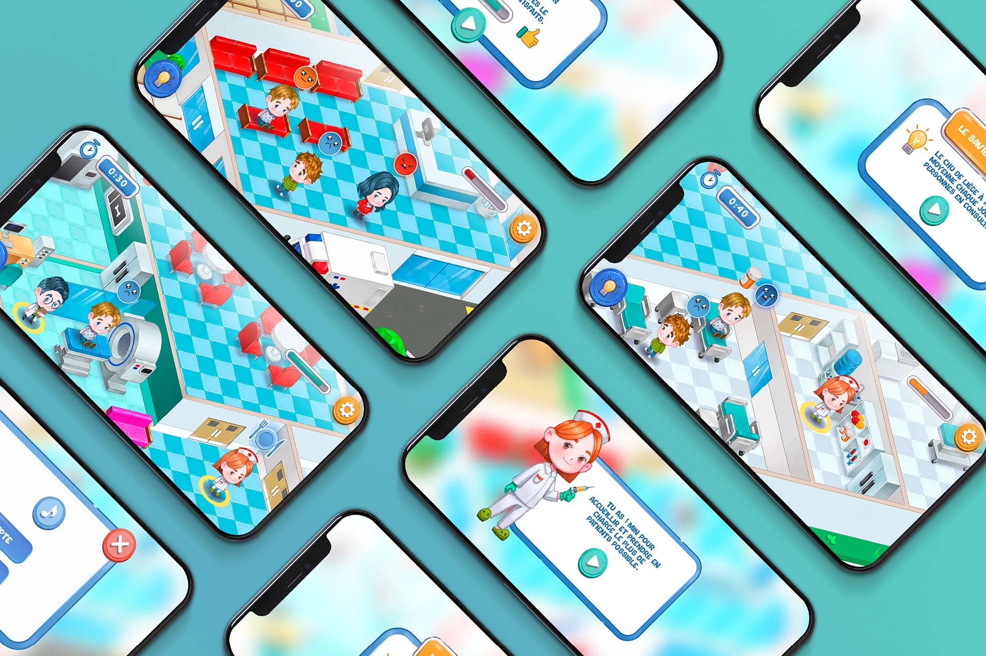 CHU de Liège - Mobile game design