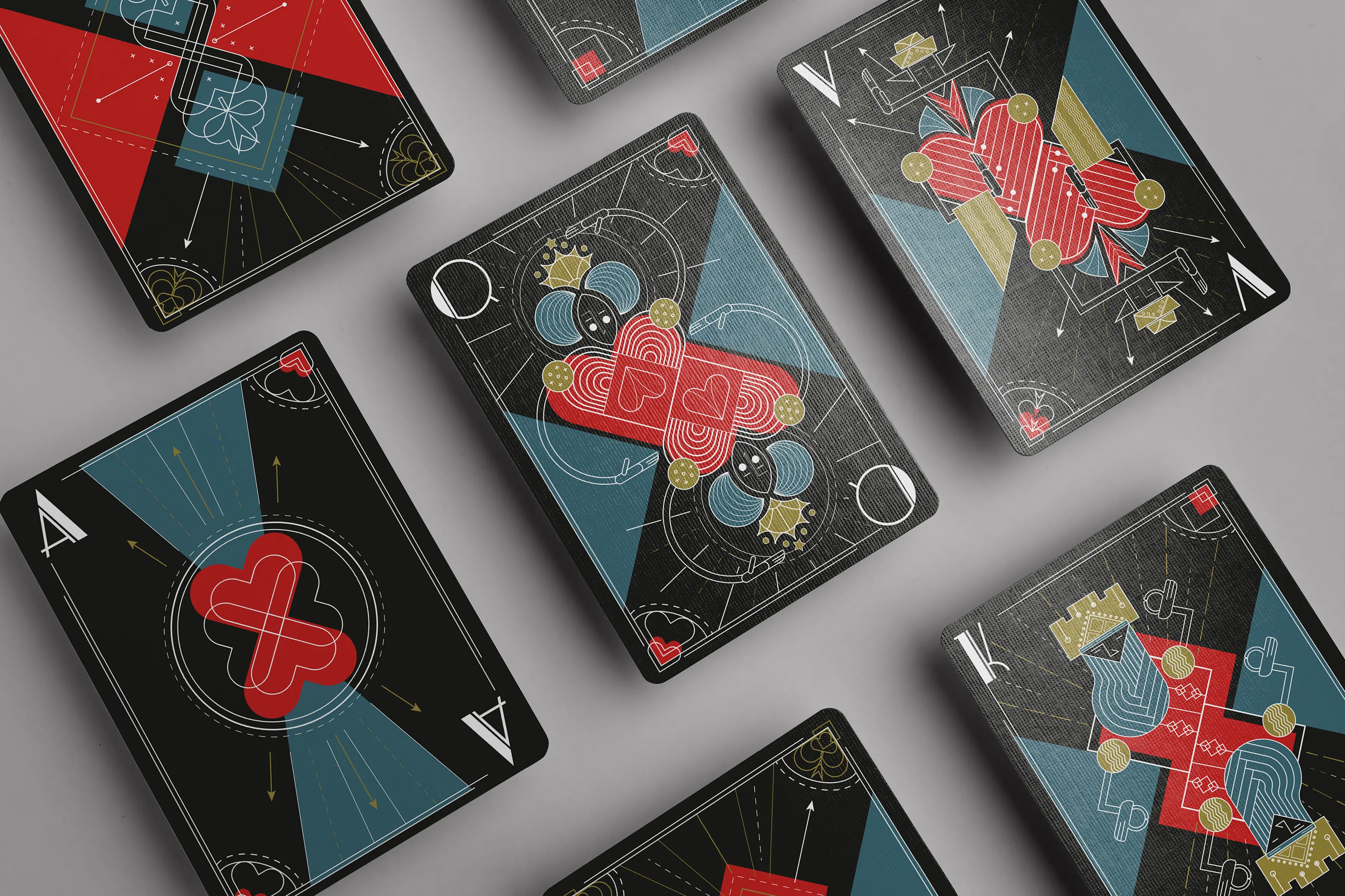 geometry cards design