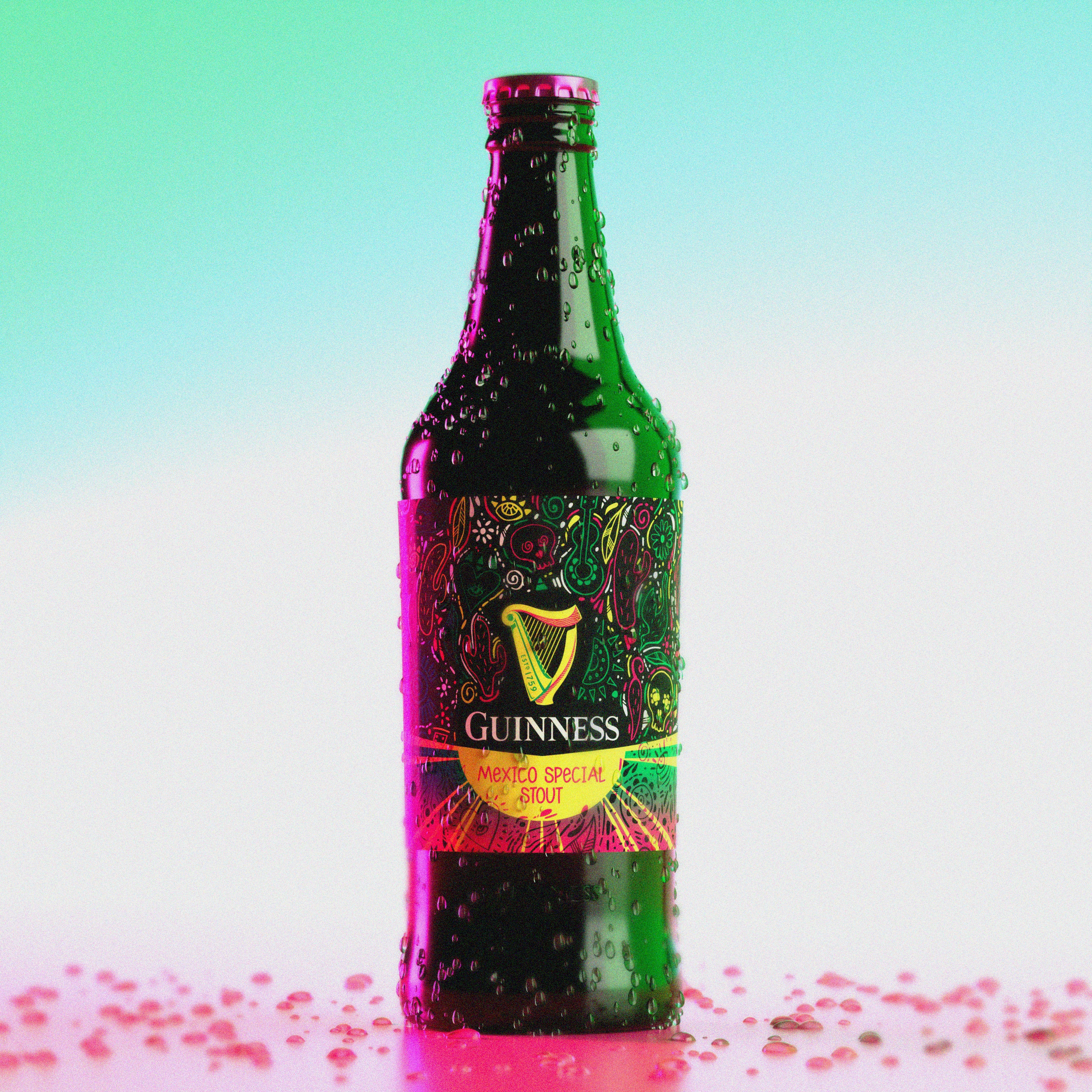 Guinness design and 3d