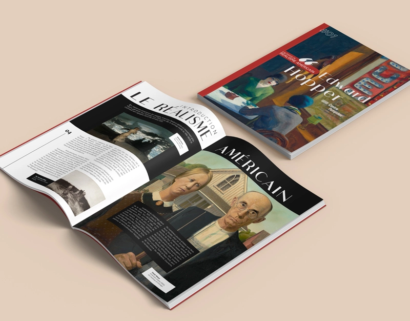 Hopper magazine layout design