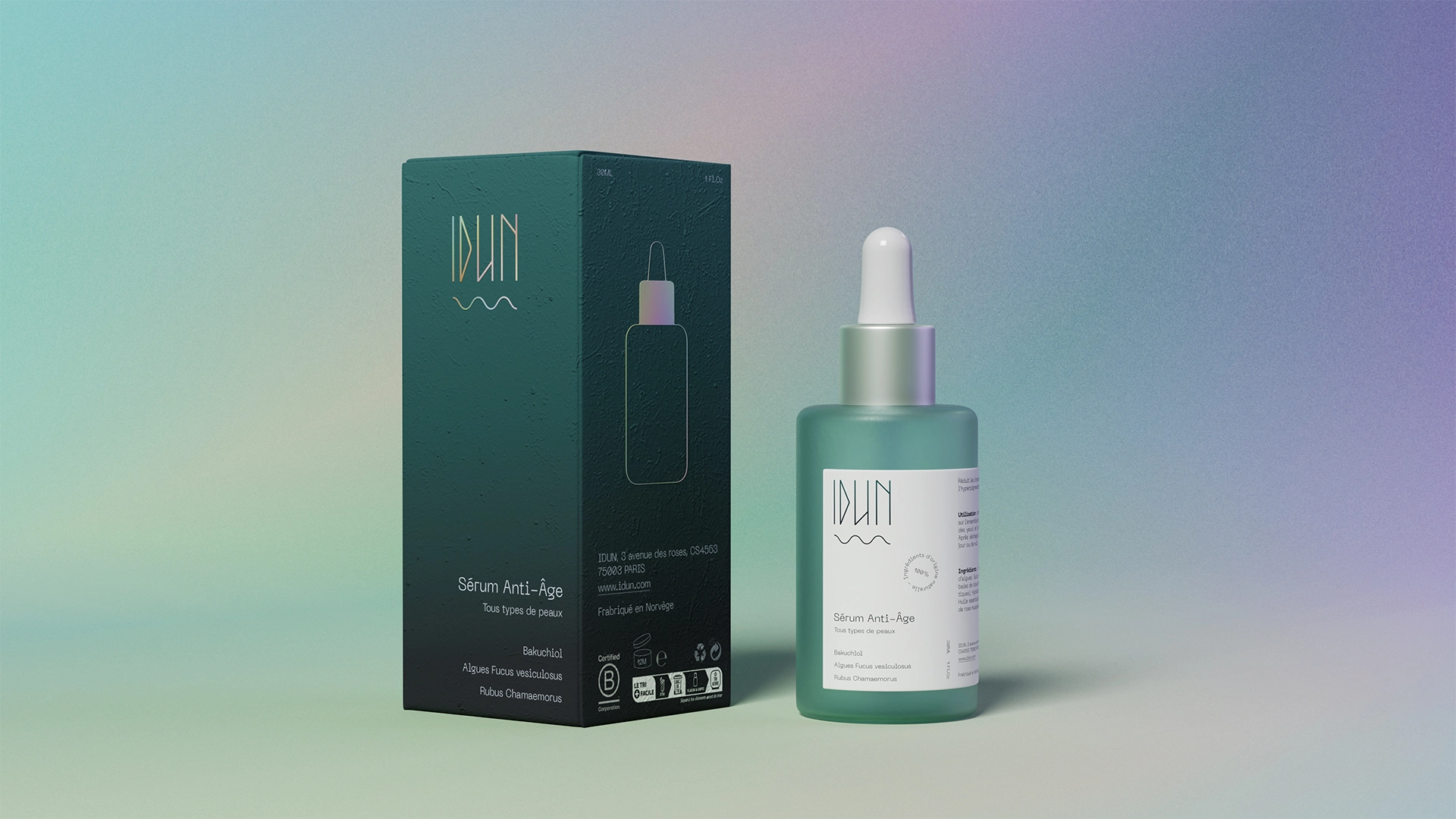 Serum mockup 3D design