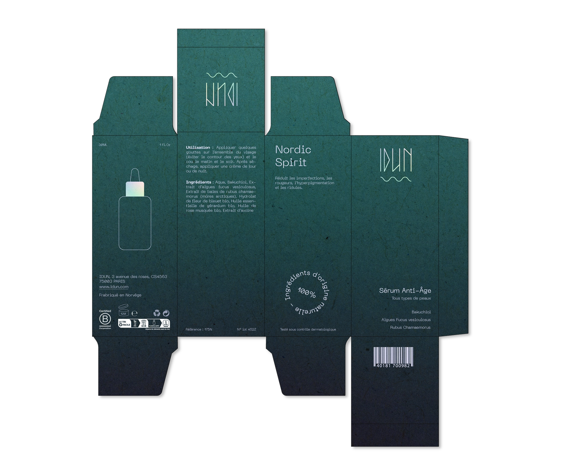 Serum mockup 3D design