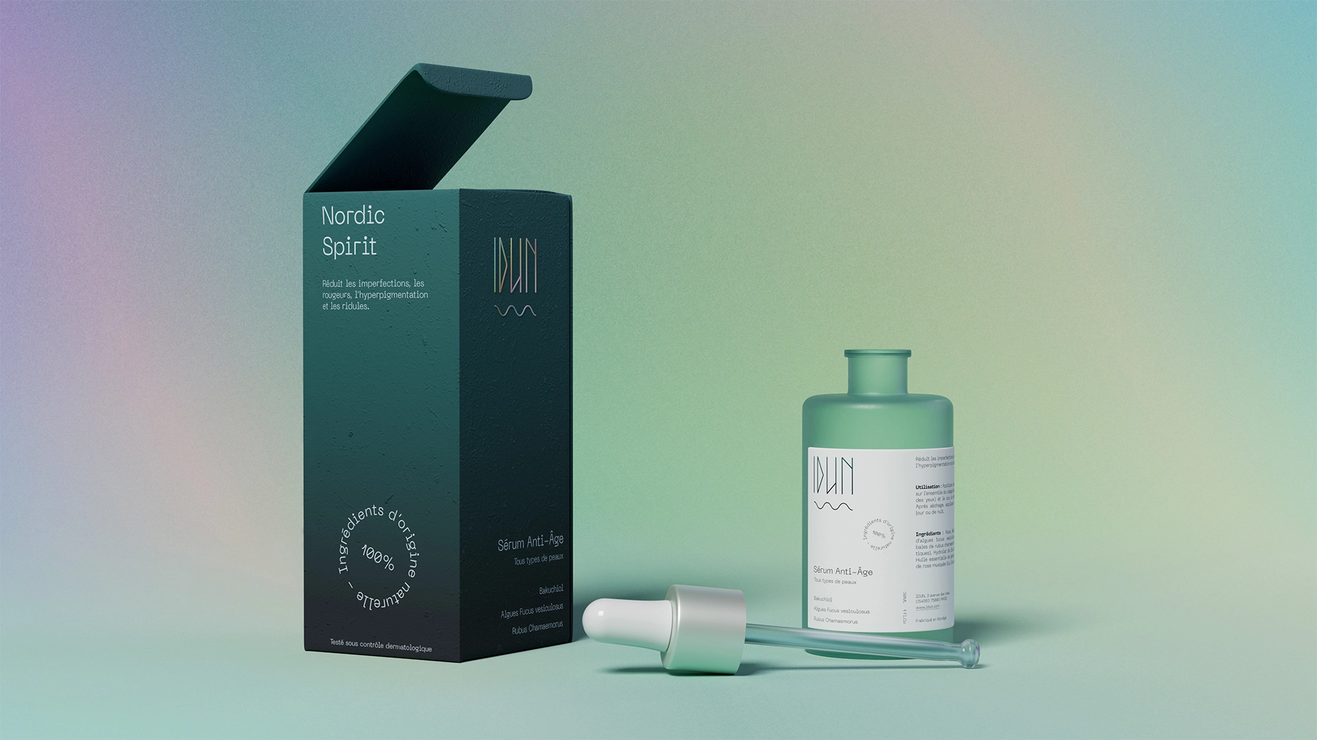Serum mockup 3D design