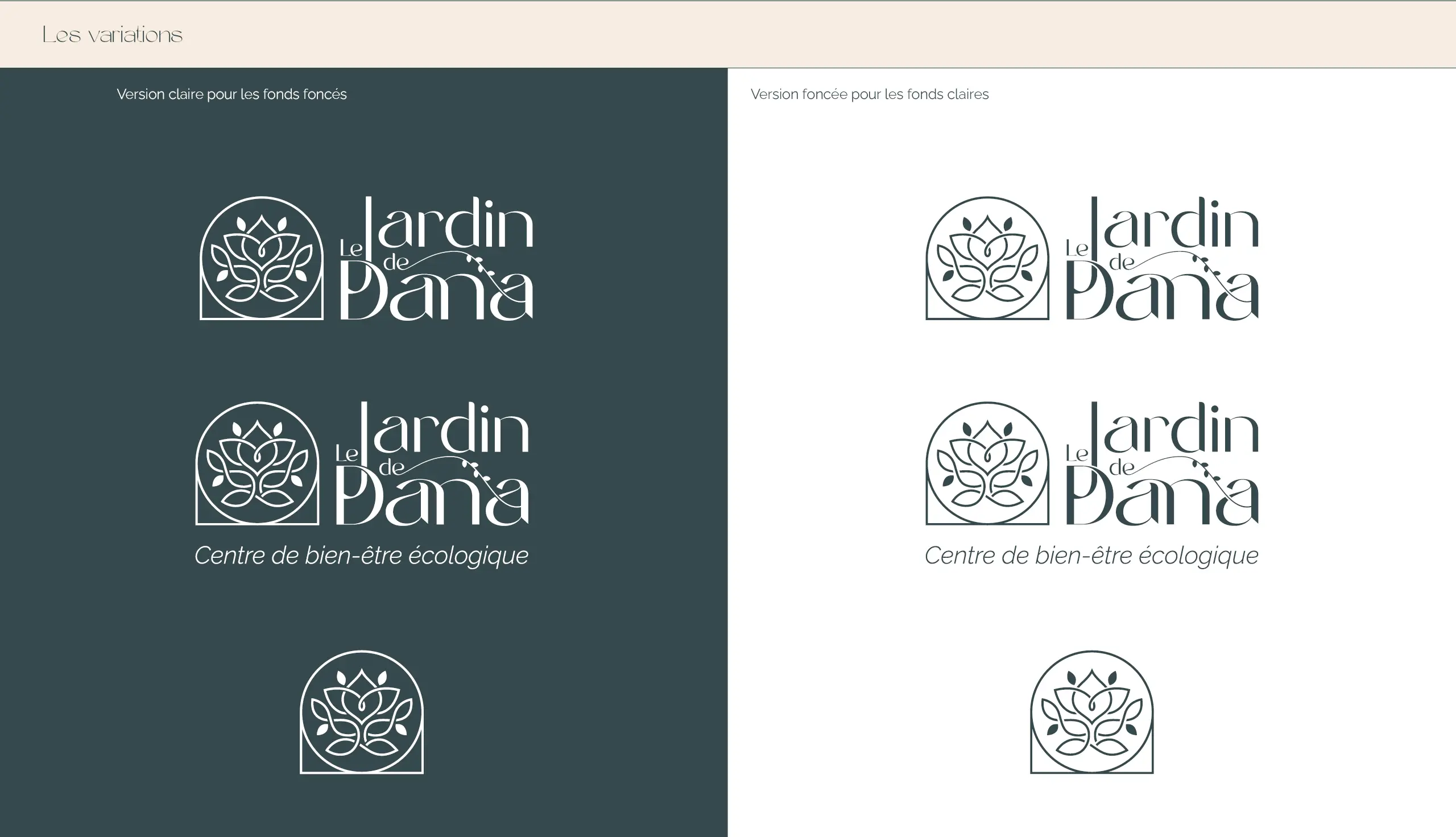 Le jardin de Dana - Visual brand / Website design