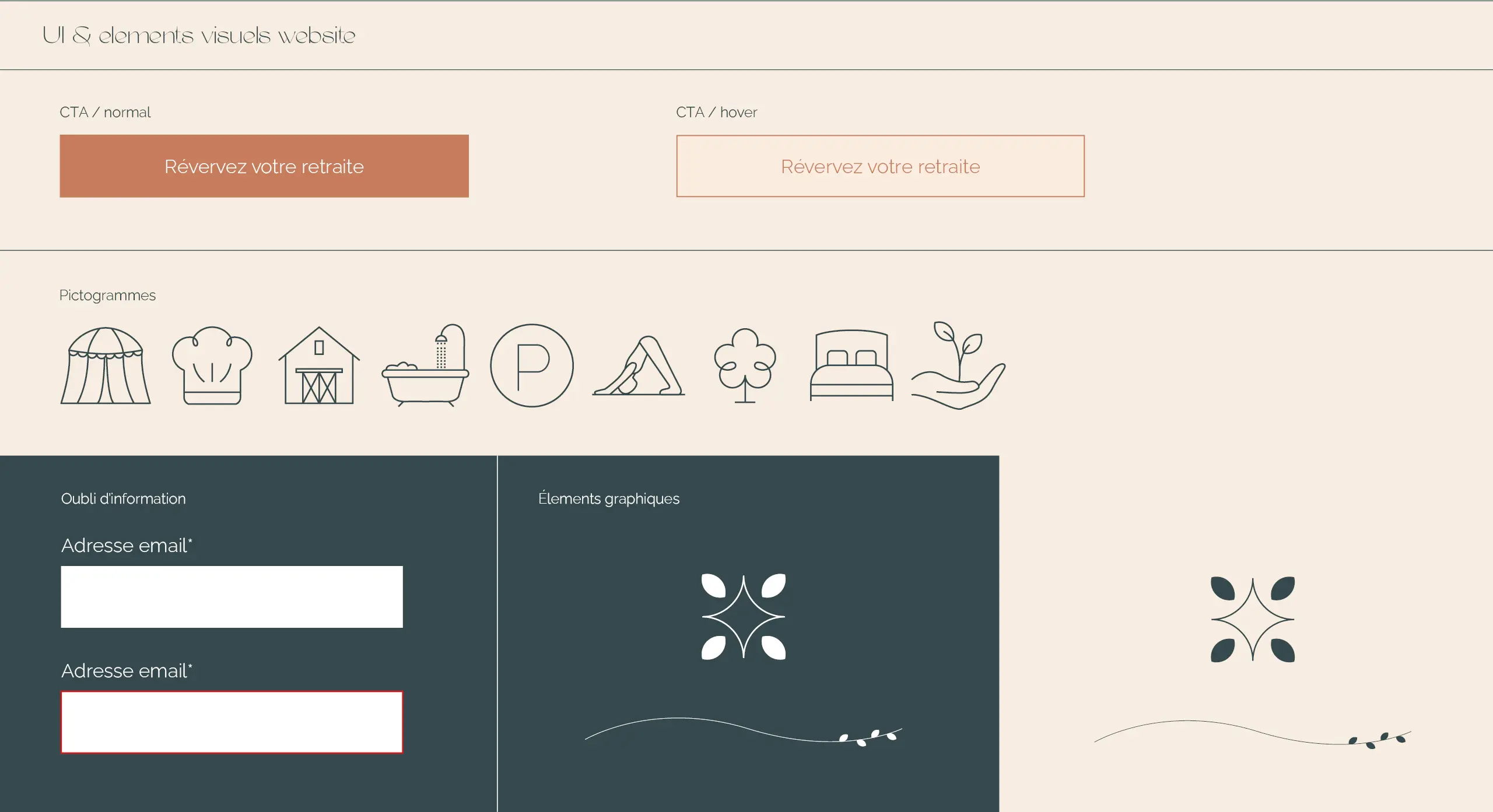 Le jardin de Dana - Visual brand / Website design