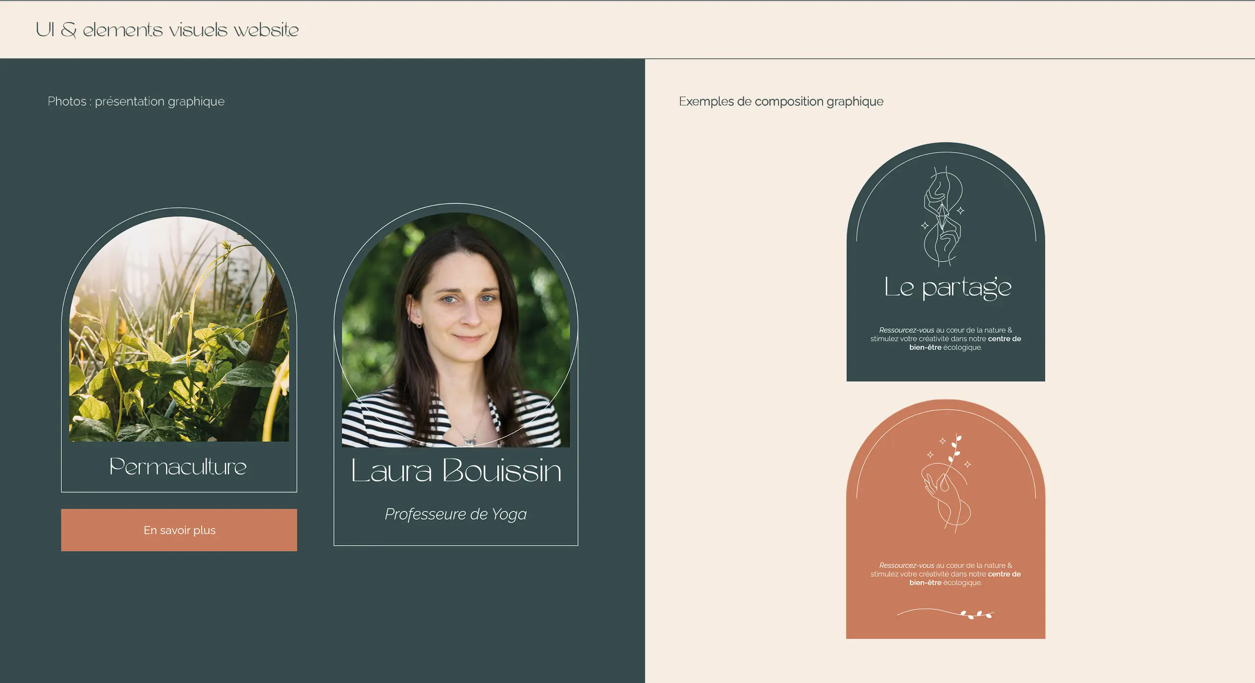 Le jardin de Dana - Visual brand / Website design