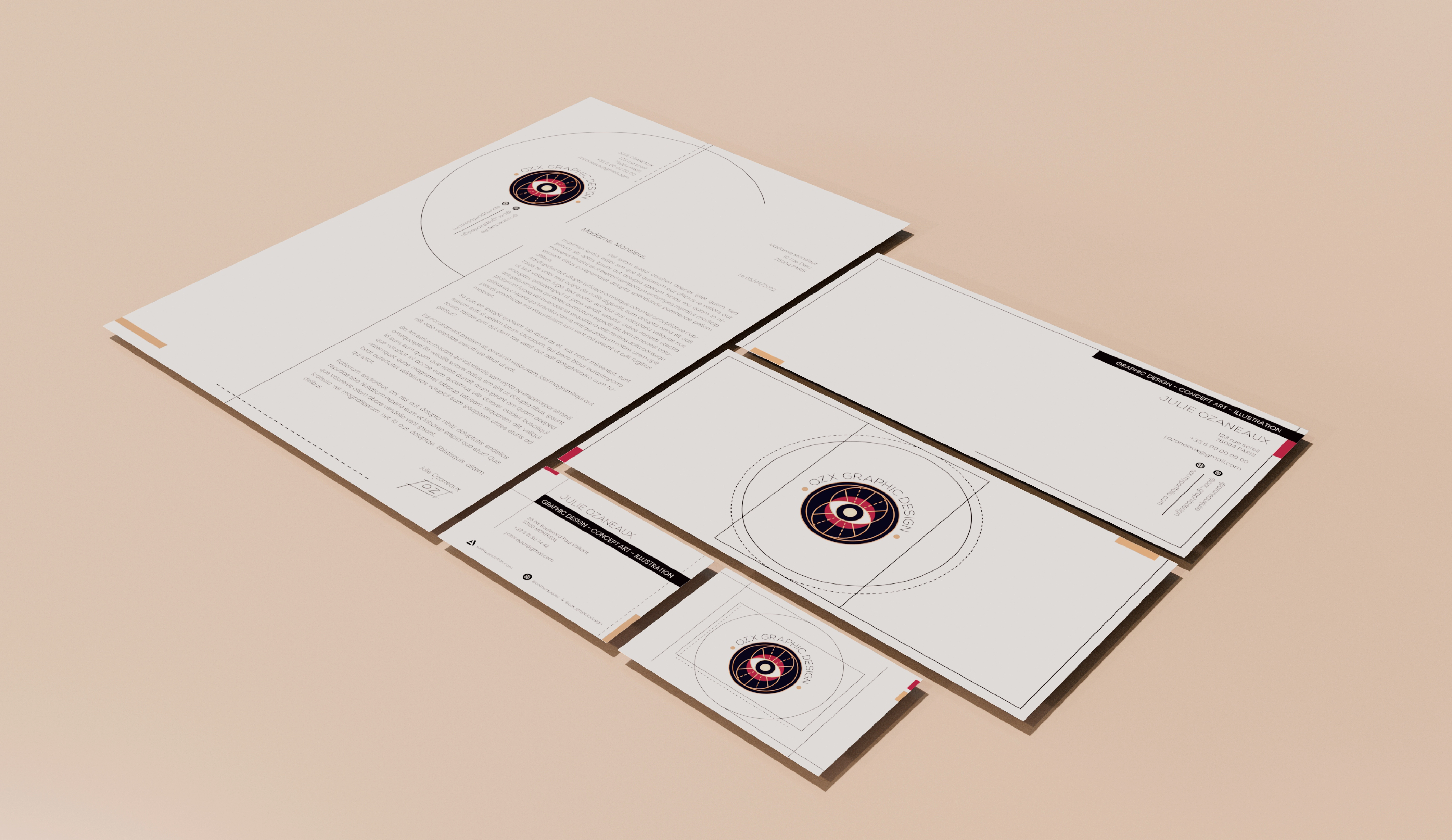 Logotype personal visual identity