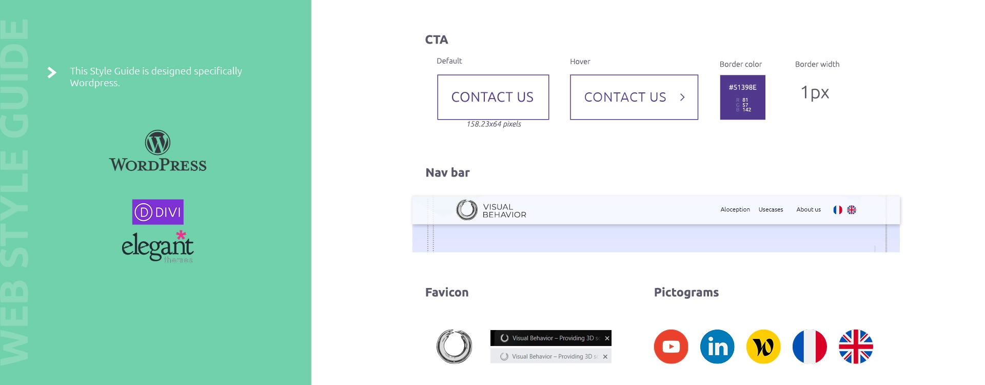 visual behavior - Visual brand / Website design