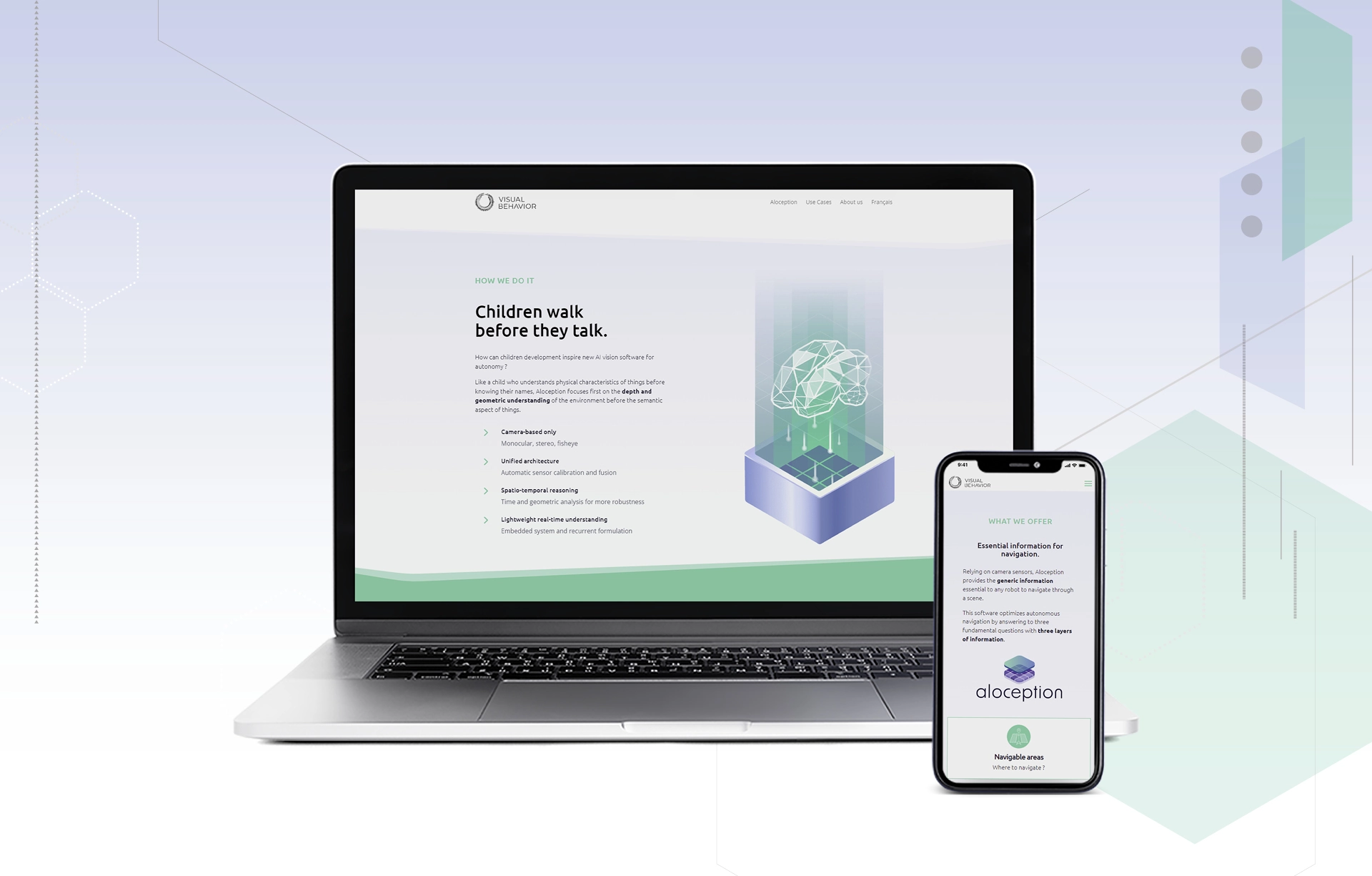 visual behavior - Visual brand / Website design